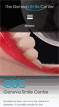 Mobile Screenshot of genevasmilecenter.ch